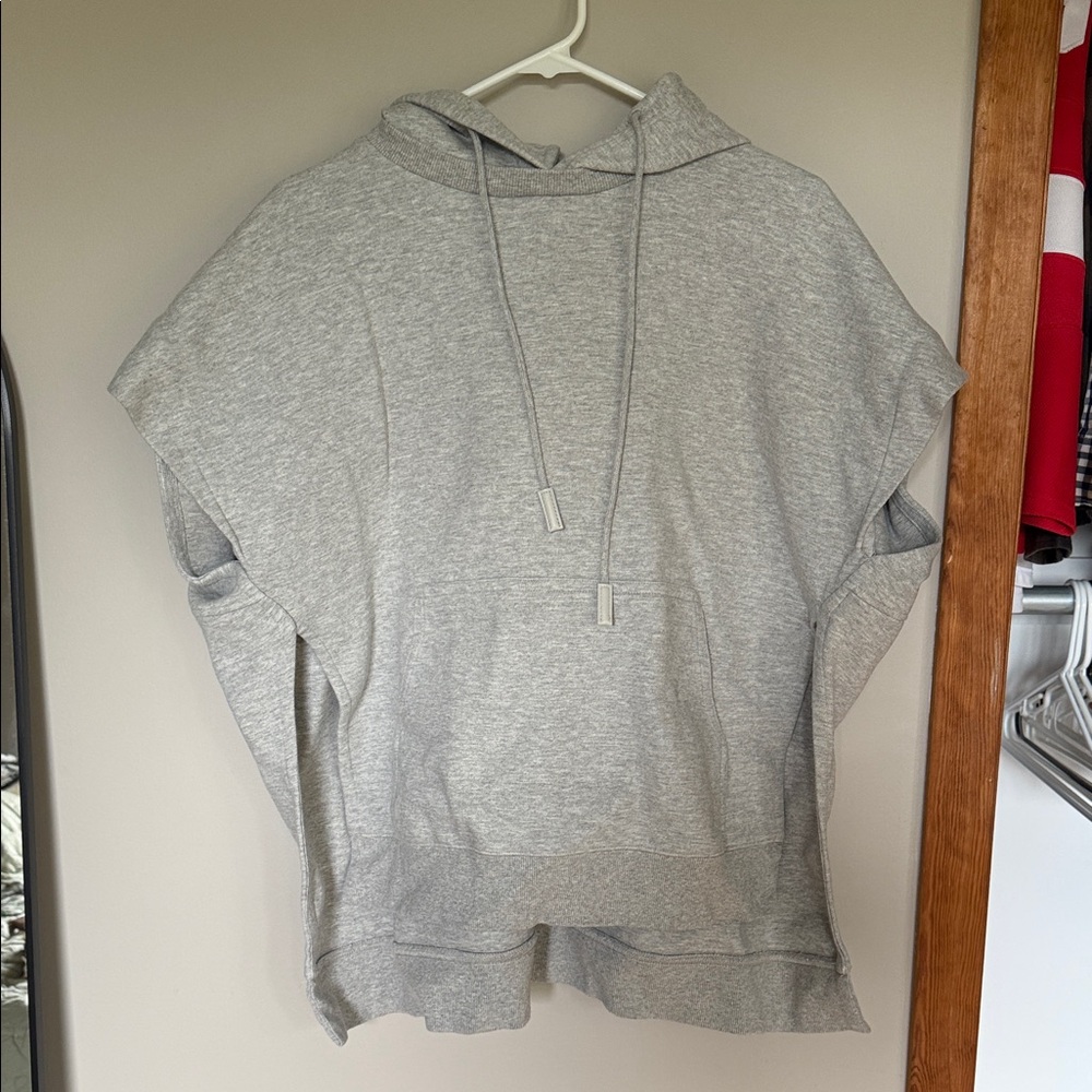 Gray Hooded Cape for Women